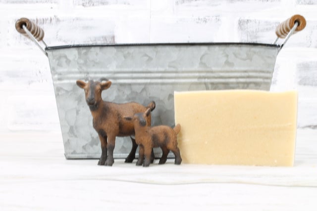 Adirondack Goat Soap Made With Goat Milk – Loaf of Soap to Cut into 4 to 10